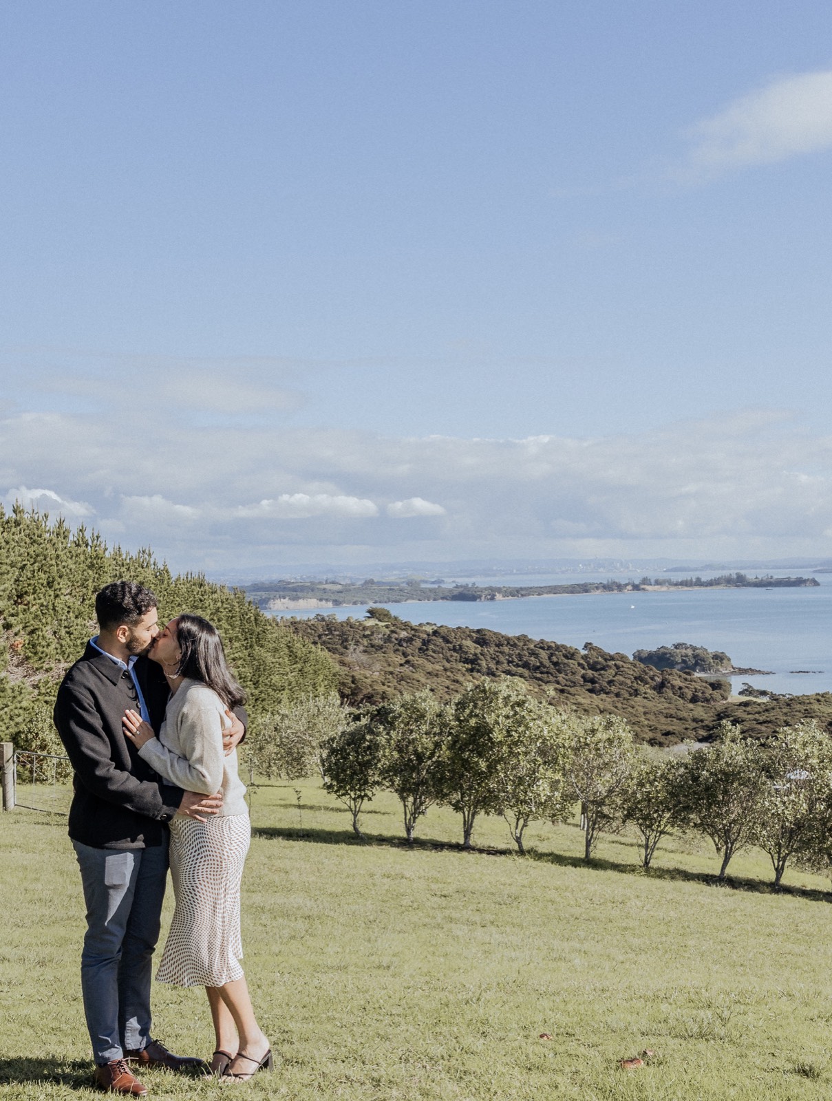 The bride and groom — where it all began