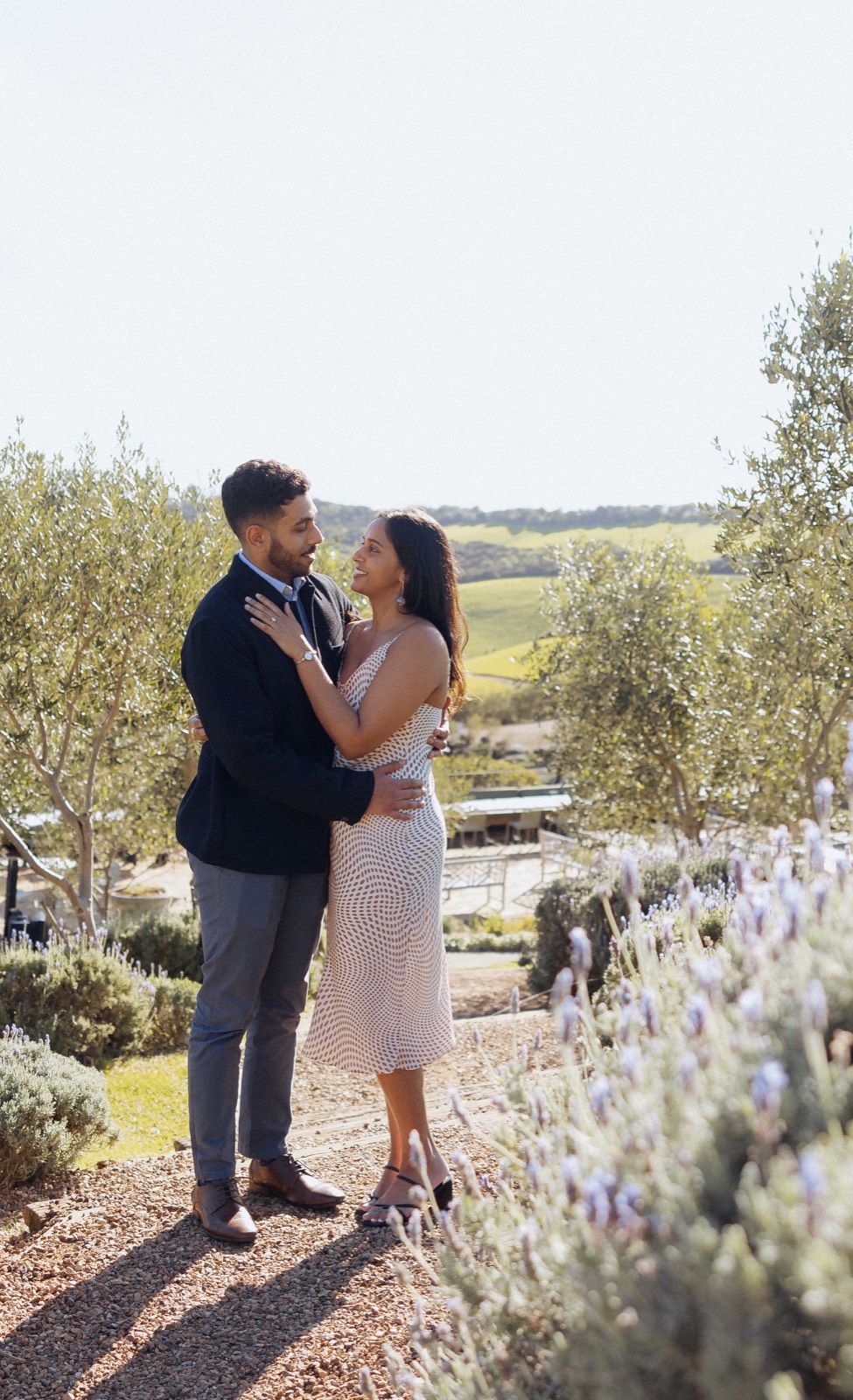The bride and groom — forever to go
